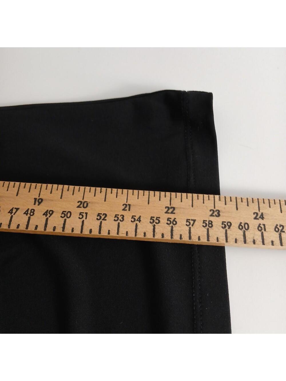 Calvin Klein Black Draped Neck Tank Top Women Medium Stretch Sleeveless - Picture 6 of 8